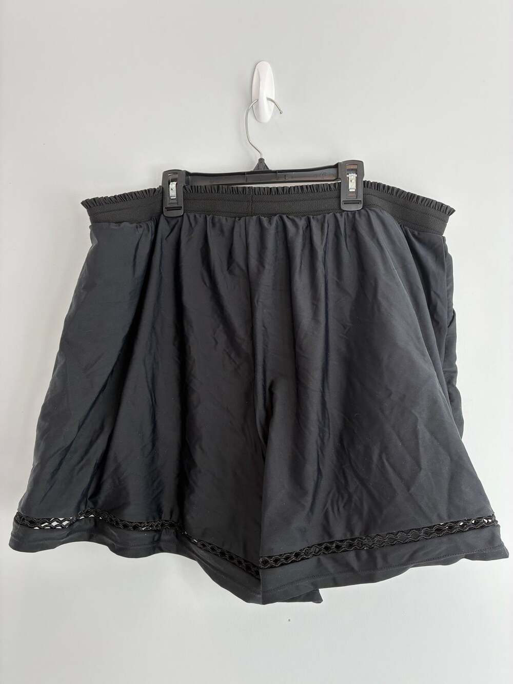 BloomChic Black Swim Shorts Plus Size 22-24 High Waist NWT